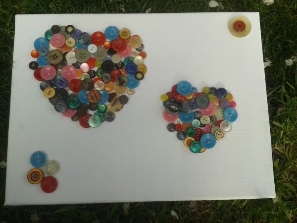 gomb szivecskek